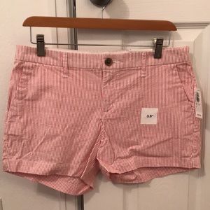 Old Navy Pinstripe Everyday Shorts Size 6 NWT